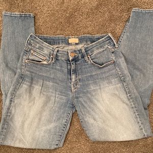 MOTHER The Looker Light Mid-Rise Skinny Jean